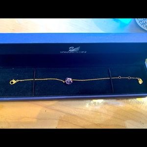 SWAROVSKI VIOLET NUTS BRACELET